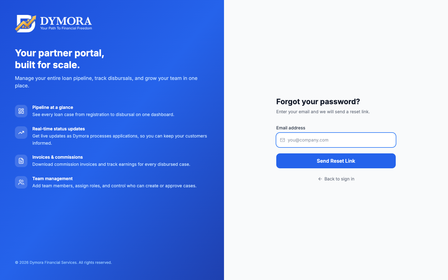 Forgot password