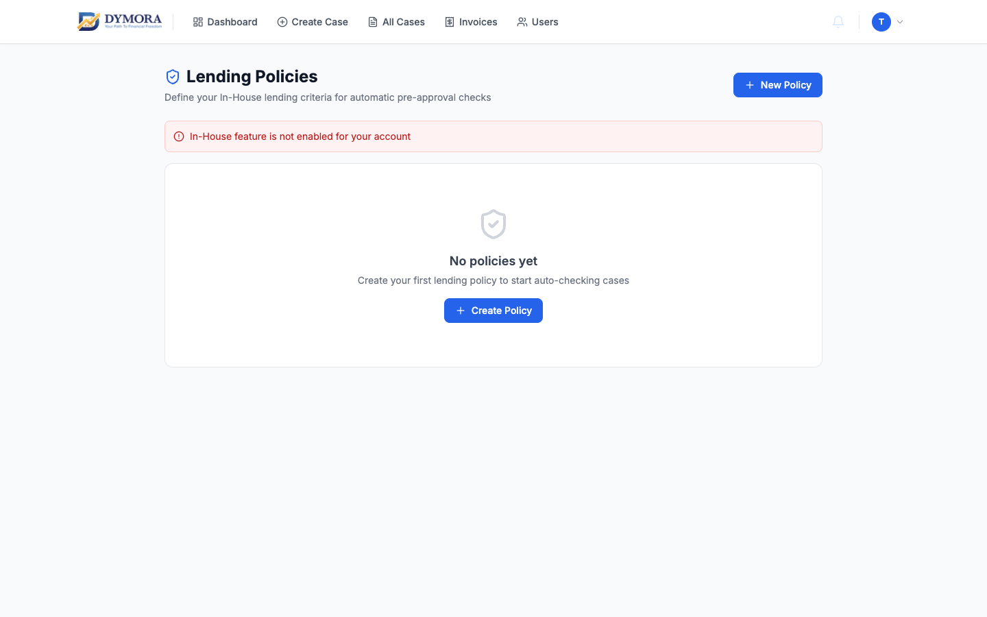 Policies page